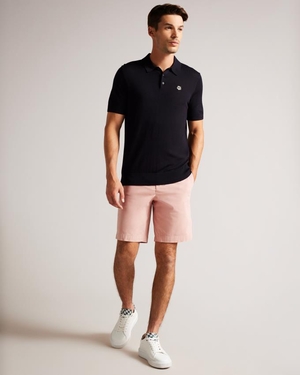 Short Ted Baker Chino Rose Homme | ISO-83344050